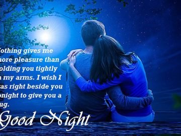 Good night message for my wife