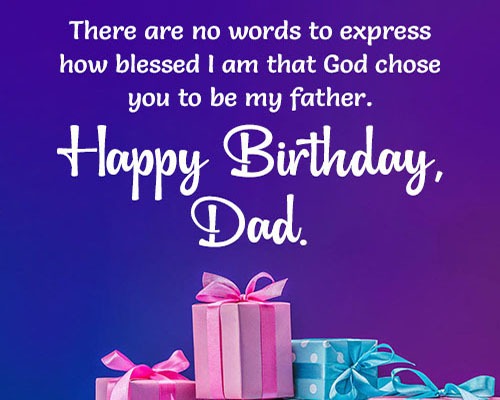 Touching Birthday Message For Father Alog From Daughter In English 