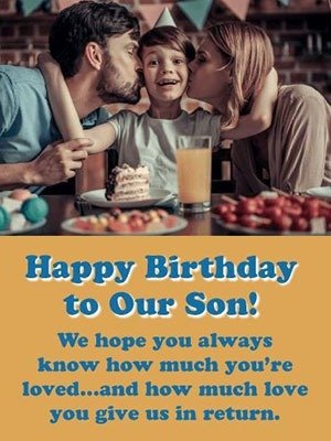 Special Birthday Messages for Boys