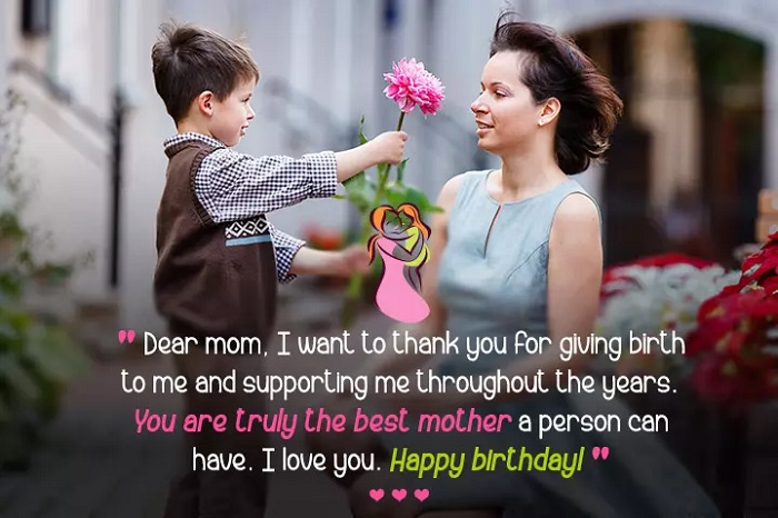 Examples of Touching Birthday Quotes for Mom