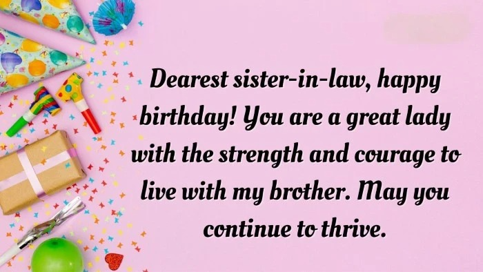 Emotional Birthday Wishes for Sister in Law 1