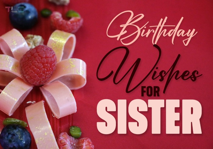 Happy Birthday Wishes for Your Sister