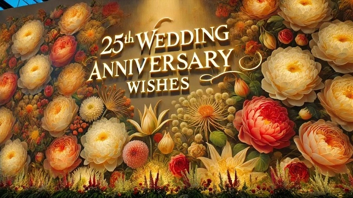 Heartfelt 25th Anniversary Wishes