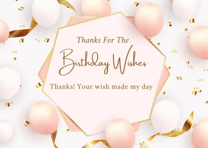 Best Birthday Wish Thank You Messages