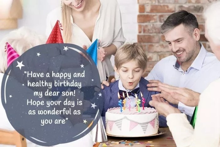 Heart Touching Birthday Wishes for Your Son in English