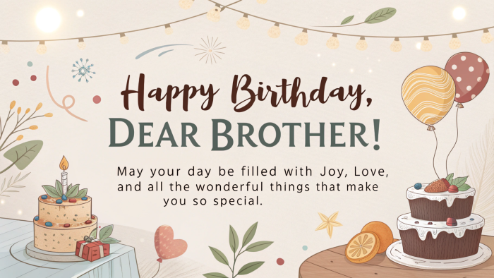 Heartfelt Birthday Wishes for Big Brother