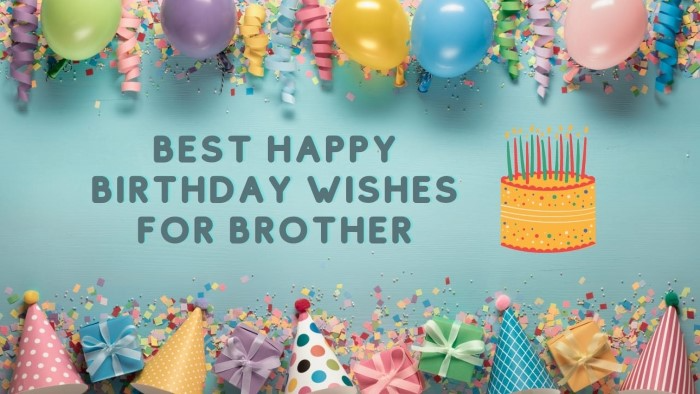 Sweet Birthday Wishes for Brother