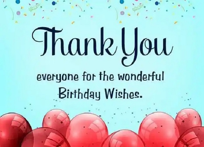 Thank You Quotes for Birthday Wishes