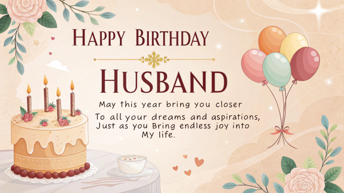 Unique Birthday Messages for Your Husband