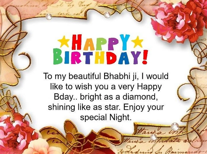 bhabhi birthday wishs