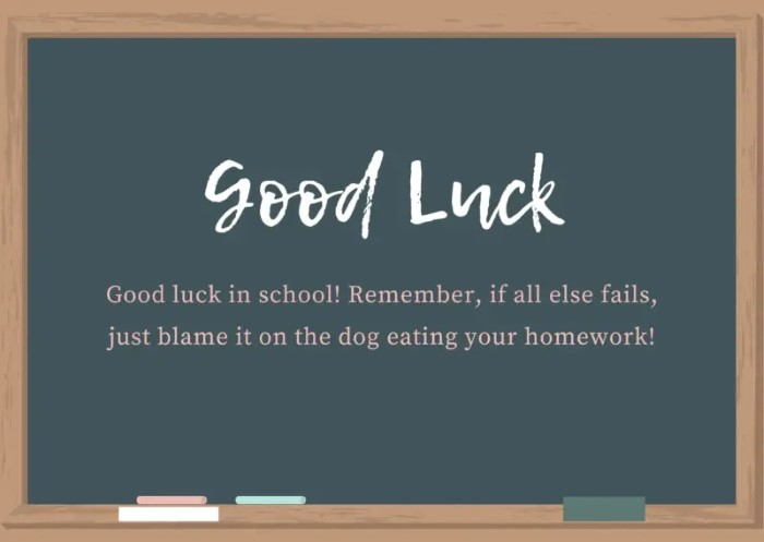 Creative Ways to Send Good Luck Wishes for School 1