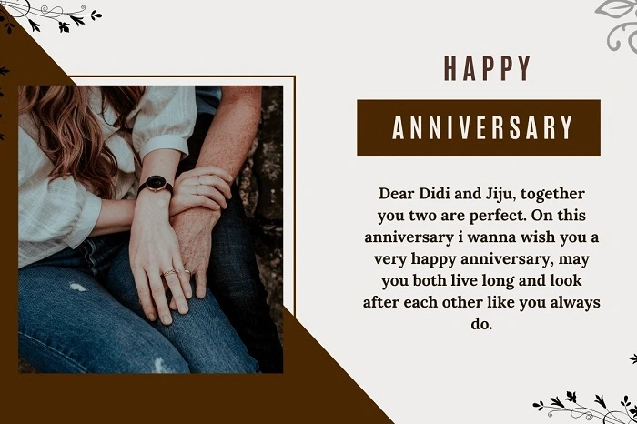 Short Anniversary Wishes for Di and Jiju