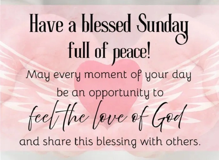 Sunday Blessings for Strength and Peace 1