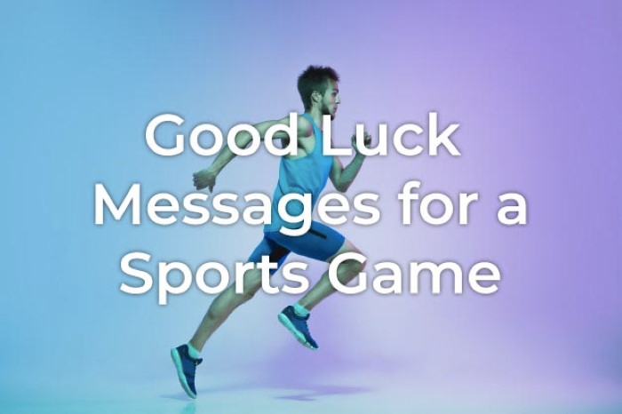 Types of Good Luck Wishes for a Tournament