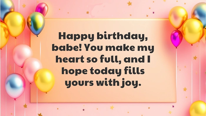 Sweet and Romantic Birthday Wishes for Girlfriend