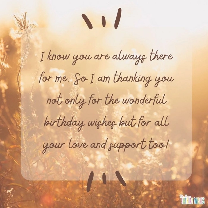 Long Thank You Messages for Birthday Wishes