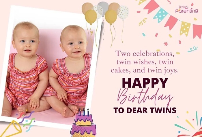 Silly Birthday Messages for Twin Sisters